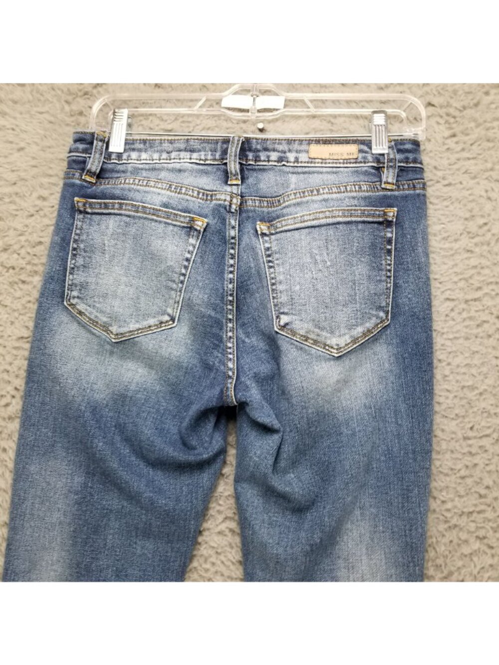 Miss Me Jeans Womens 27 Blue Ankle Skinny Stretch Denim *Read* - Picture 10 of 14